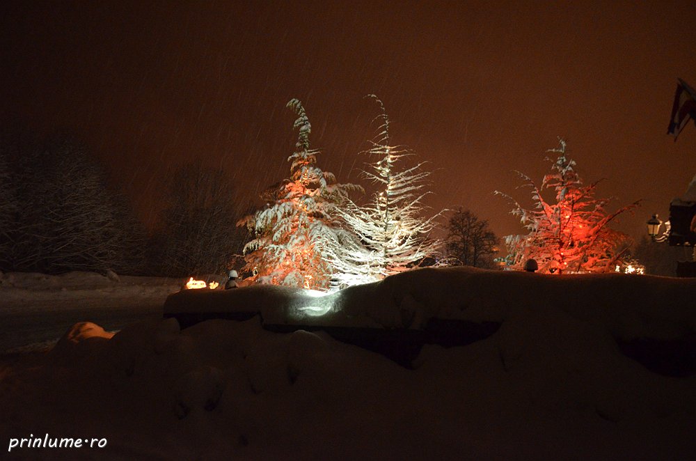 Predeal, 2013 - la schi si plimbare pe noapte